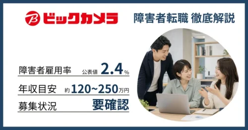 障害者雇用 ビックカメラに転職するには