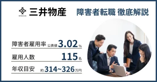 障害者雇用 三井物産に転職するには