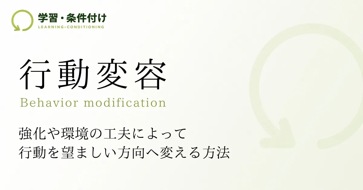 行動変容