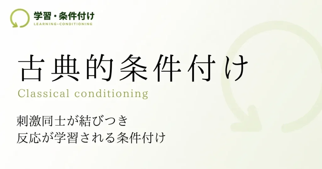 古典的条件付け