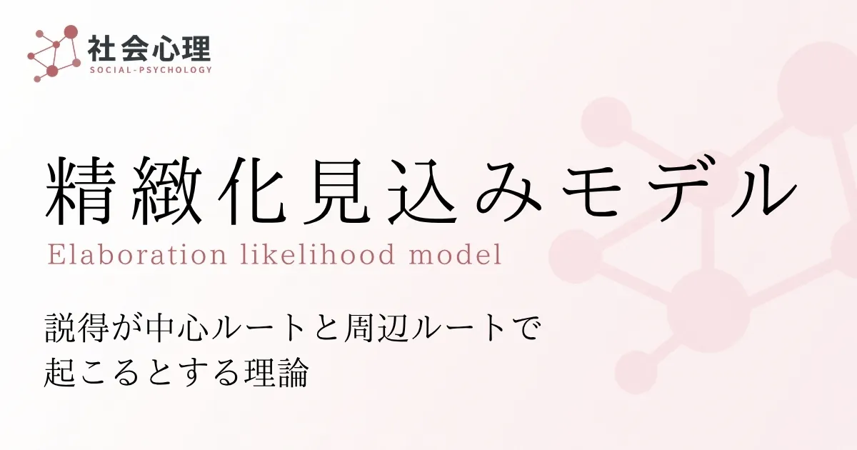 精緻化可能性モデル