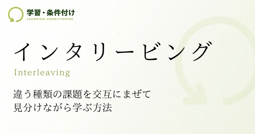 インタリービング