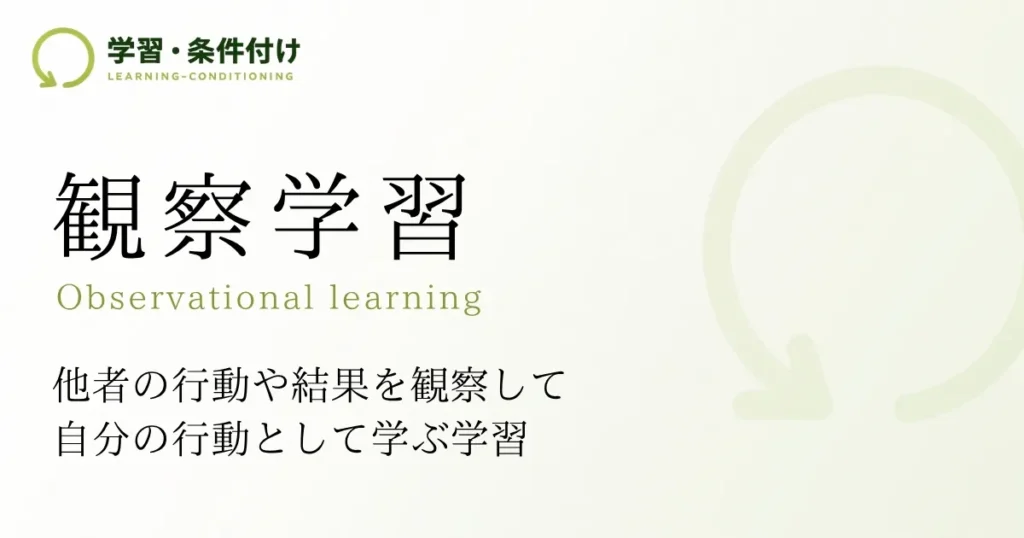 観察学習