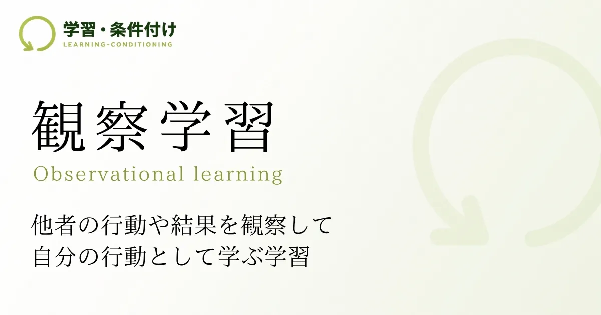 観察学習