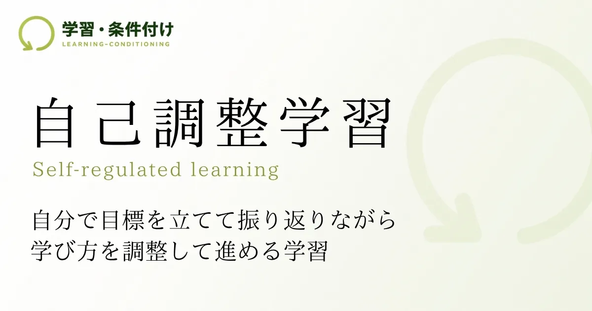 自己調整学習