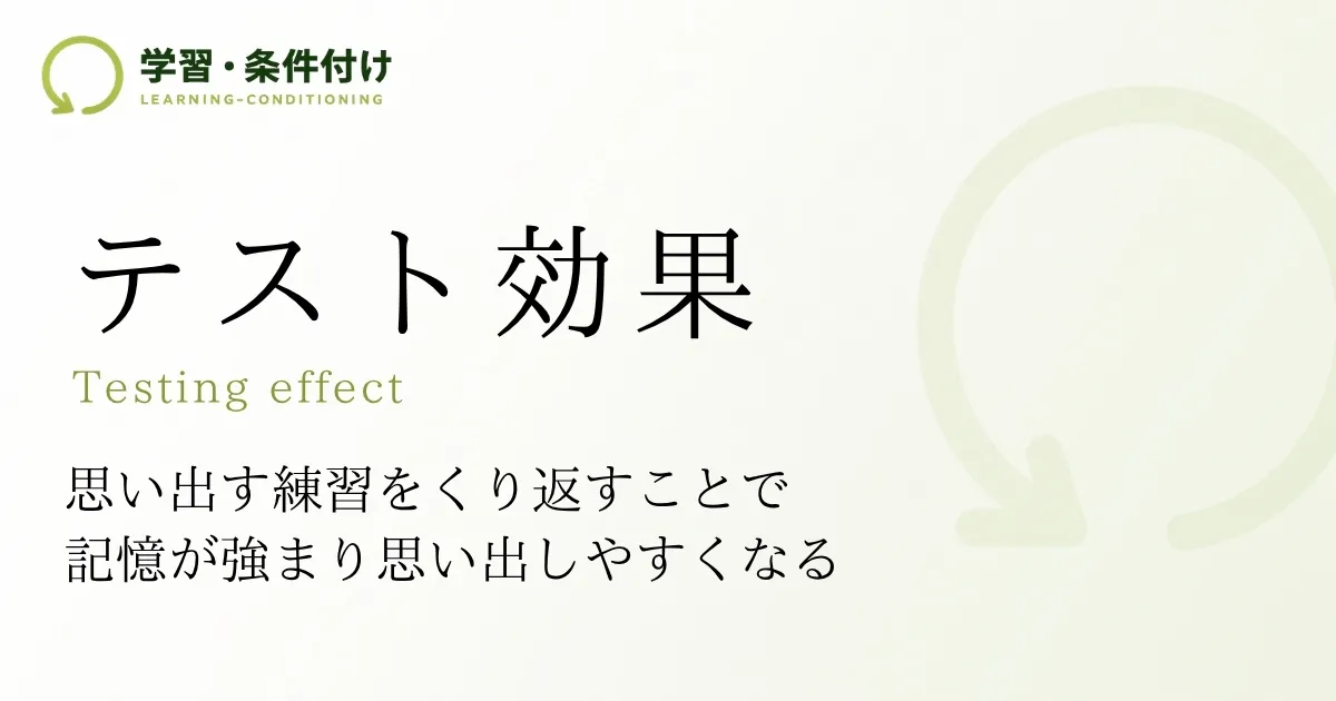 テスト効果
