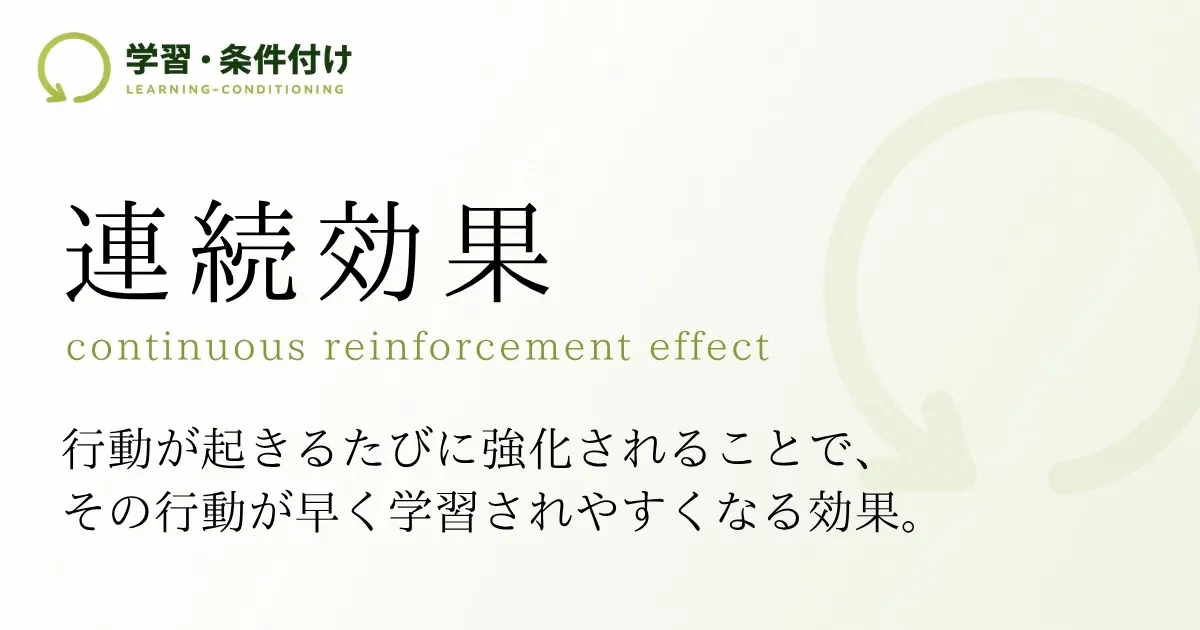 連続効果